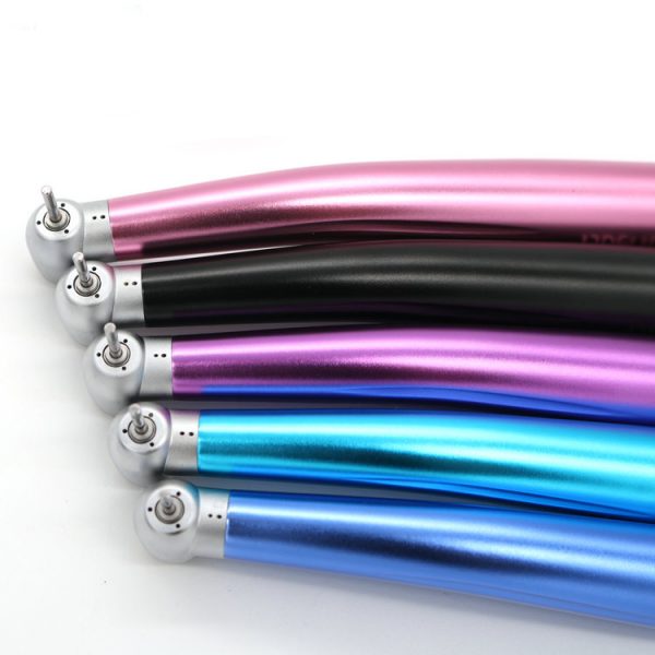 Colorful Push Button Turbine High Speed Dental Handpiece with Ceramic Bearing Rotor - Image 2