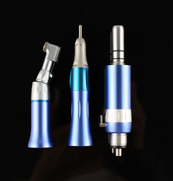 Colorful Dental Equipments Handpiece Kit Set Air Turbine Micromotor Straight Contra Angle Handpiece with Slow Speed - Image 2